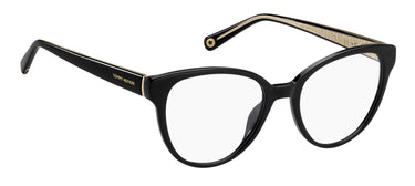 Premium Women Tommy Hilfiger Eyeglasses: TH 1842 - Black(2) - SpecSMART Eye Clinic (Diagonal View)